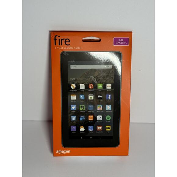 Amazon Other - Amazon Fire 5th Generation 8GB WiFi Tablet Black 7in Display Quad Core Camera